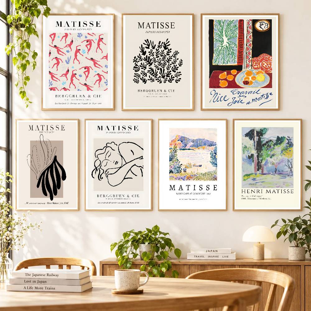 Vintage Collectible Posters - Vintage Henri Matisse Famous Painter Artwork