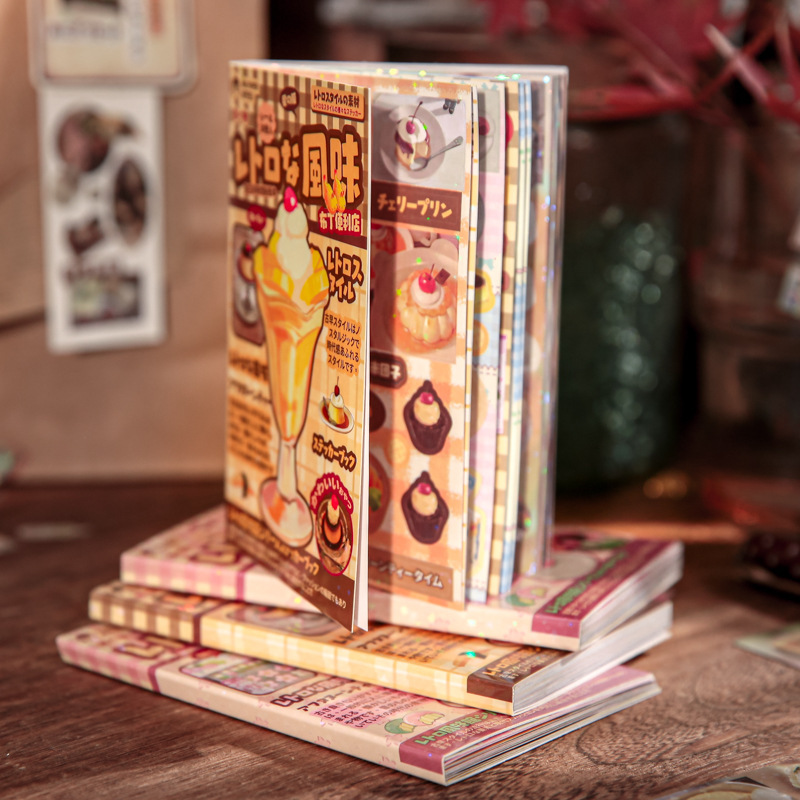 Retro Dessert Sticker Book, Di - огляд і ціна Vintage Collectible Books