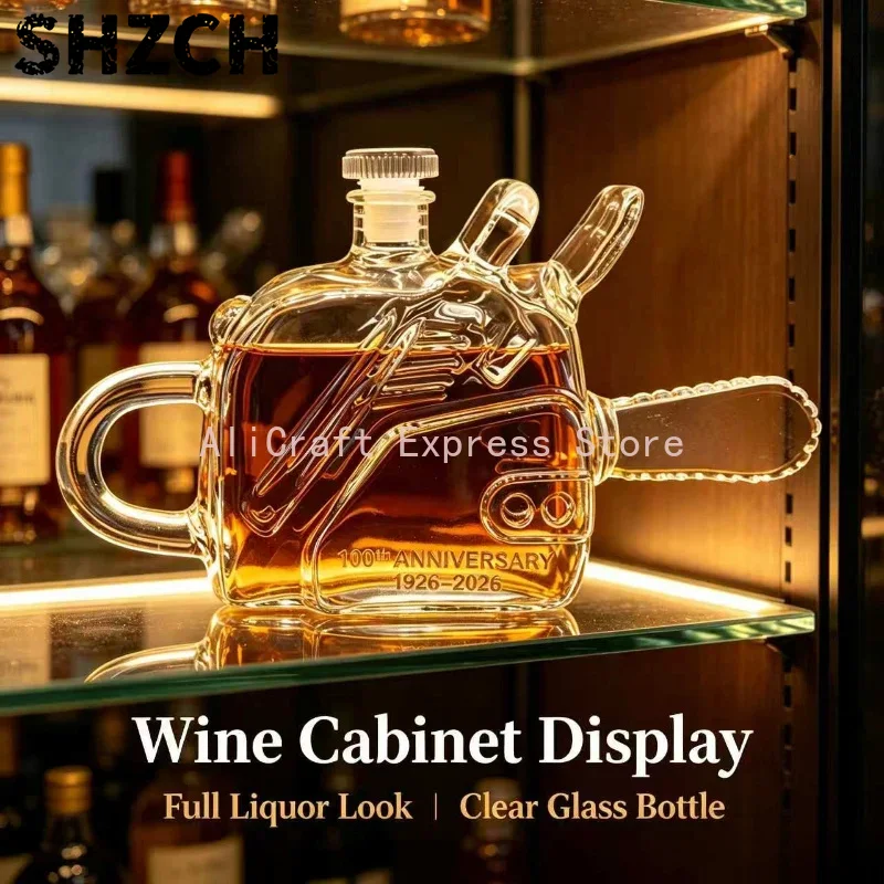 Vintage Chainsaw Shaped Glass  - огляд і ціна Vintage Collectible Bottles