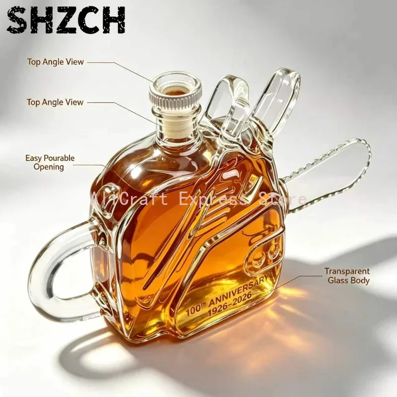 Vintage Chainsaw Shaped Glass  - огляд і ціна Vintage Collectible Bottles