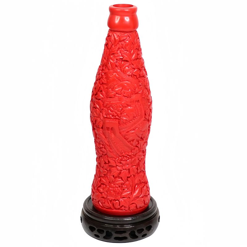Cola Vintage Carved Lacquer Bo - огляд і ціна Vintage Collectible Bottles