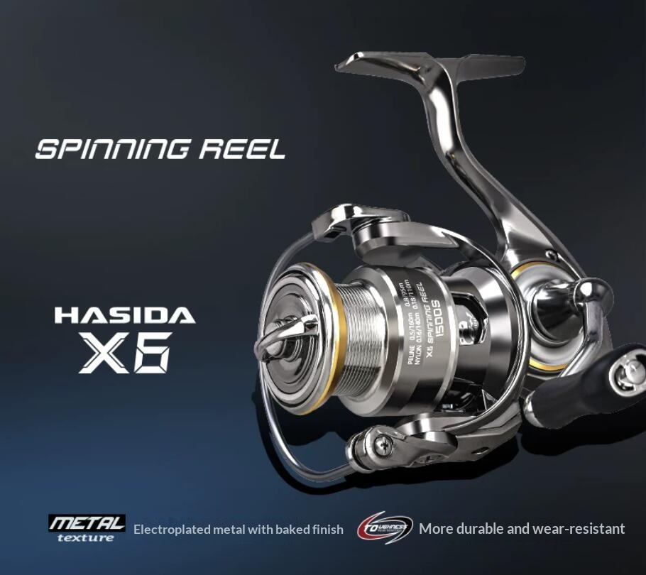 Hasida X6 Spinning Reel Metal  - огляд і ціна Developing Tank Reel