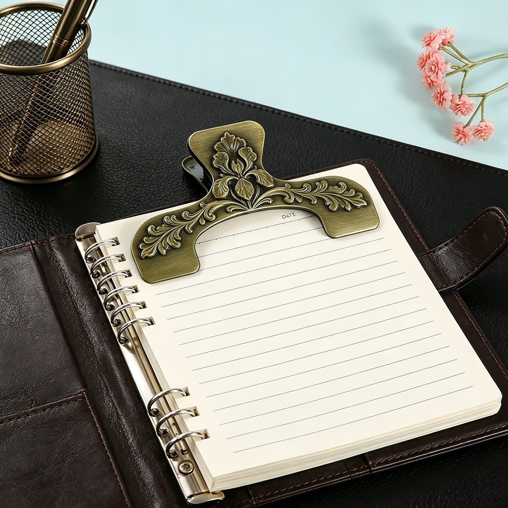 Vintage Carved Metal Book Clip - огляд і ціна Vintage Collectible Books