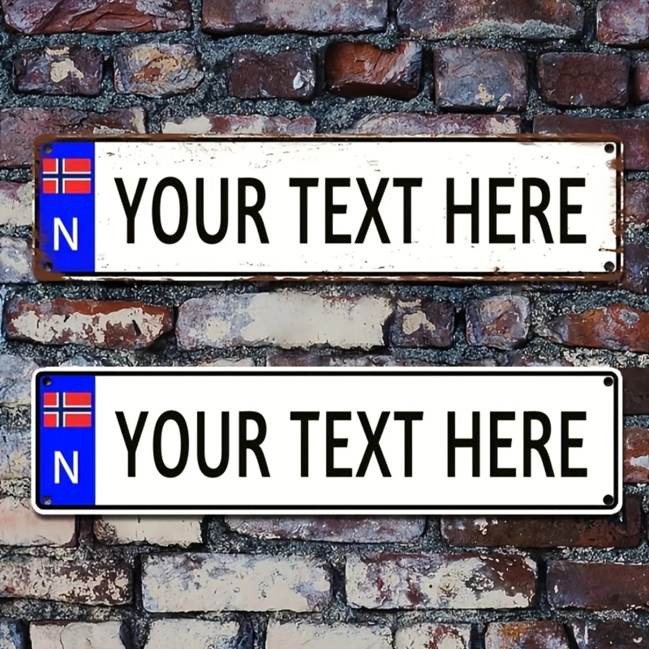 Custom Text Norwegian Vintage  - огляд і ціна Vintage Collectible Plates
