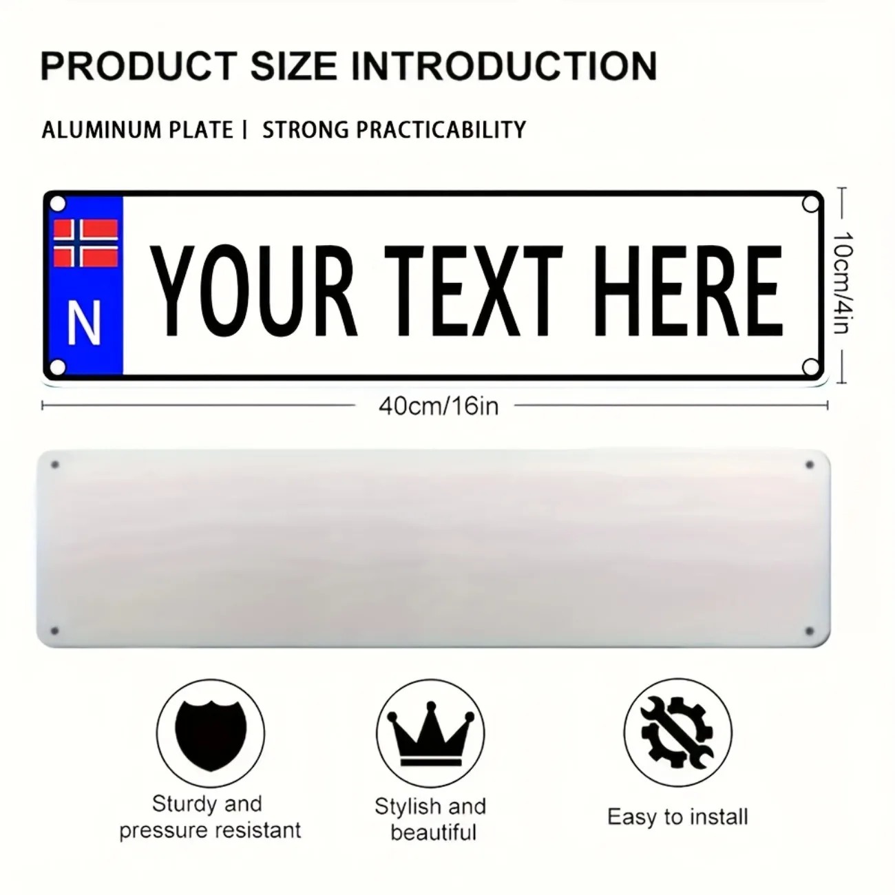 Custom Text Norwegian Vintage  - огляд і ціна Vintage Collectible Plates