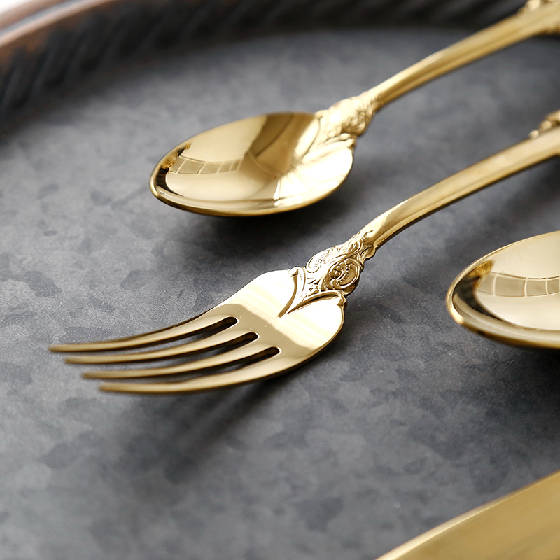 Gold Plated Relief Retro Vinta - огляд і ціна Vintage Collectible Spoons