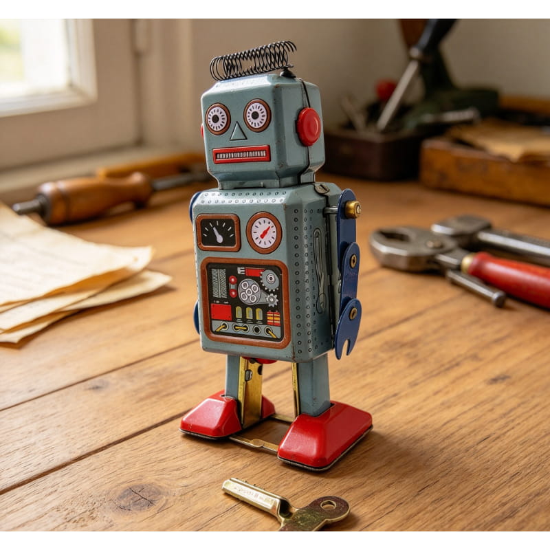 Vintage MS294 Tin Wind-Up Robo - огляд і ціна Vintage Collectibles Store
