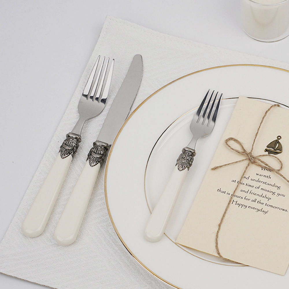 5pcs Vintage Cutlery Set Acryl - огляд і ціна Vintage Collectible Spoons