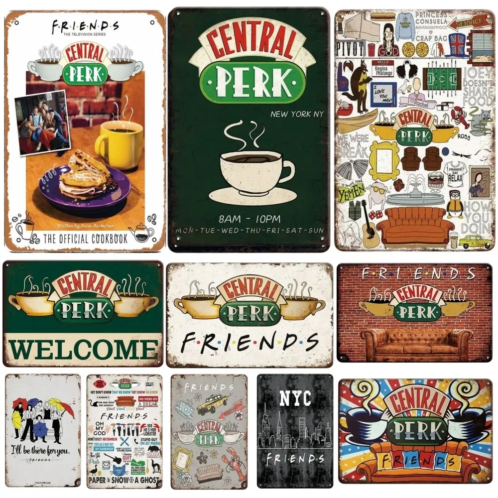 Welcome Central Perk Friend Me - огляд і ціна Vintage Collectible Plates