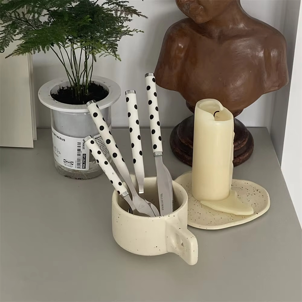 Korean Ins Vintage Polka Dot 3 - огляд і ціна Vintage Collectible Spoons